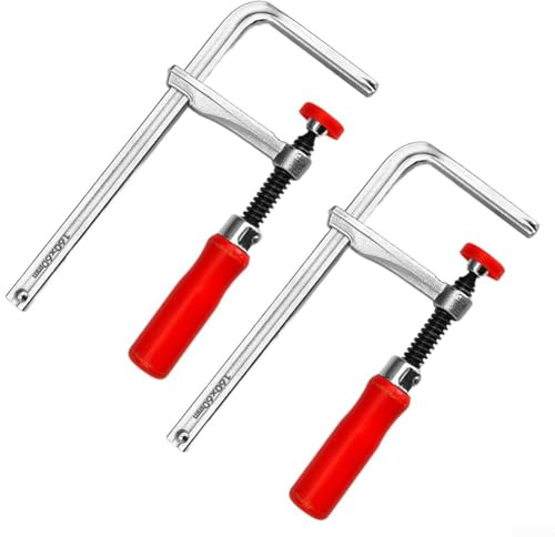 2PCS Schwalbenschwanz-Zwingen-Set 200x60mm für Führungsschienen, Holzverarbeitung & Tischplatten, Schnellspanner aus Gusseisen mit 570 lbs Spannkraft