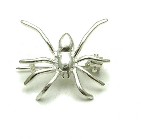 Sterling Silber Brosche Spinne massiv 925 A000013 Empress