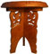 indischerbasar.de Blumentisch 25 x 23 cm Holz Blumenhocker Blumendesign 2-teiliger Beistelltisch Ablage Tisch