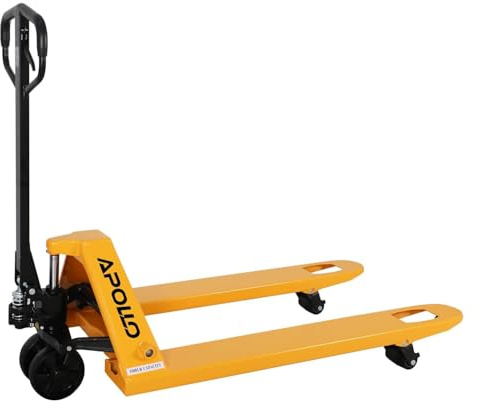 APOLLOLIFT Pallet Jack Truck, 5500lbs Capacity 27 W x 48 L Forks Manual Standard Duty Pallet Truck for Warehouse-Nylon Wheels