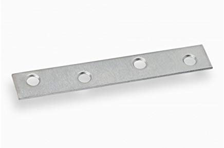 Meister Werkzeuge - 214100 - Verbindungsblech 75mm verzinkt 4 Stück