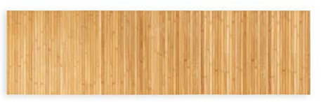 WohnDirect Nachhaltige Bambus Badematte Natur - rutschfestes Zero Waste Produkt - Badevorleger, Duschvorleger 50 x 180 cm