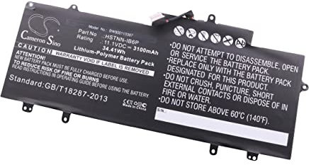 vhbw batteria compatibile con HP Chromebook 14 CD570M 14.0 4GB/16 PC, 14 CD570M 14.0 4GB/32 PC notebook (3100mAh, 11,1V, Li-Poly)