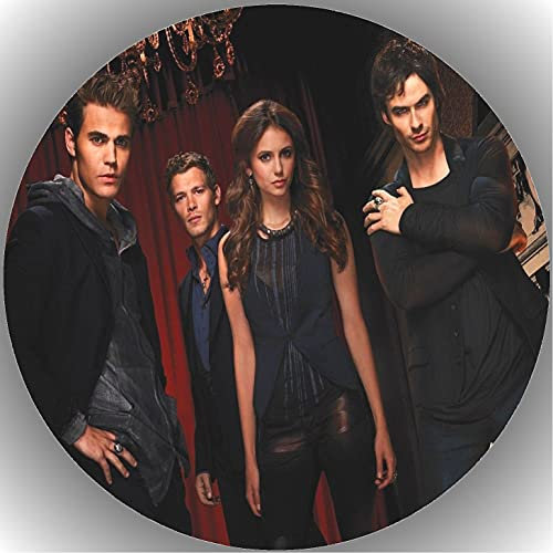 Premium Esspapier Tortenaufleger Tortenbild Geburtstag kompatibel mit The Vampire Diaries K4