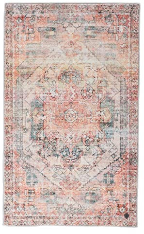 Oriental Bath | THREE | Teppich aus 100% Polyester (Microfaser) | maschinell bedruckt | Größe: 60 x 100 cm | Farbe: Bunt | Tom Tailor