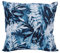 PremiumShop321 Kissenbezug Kissenhülle Jungle Zierkissenbezug in samtiger Blätter Optik (Petrol)