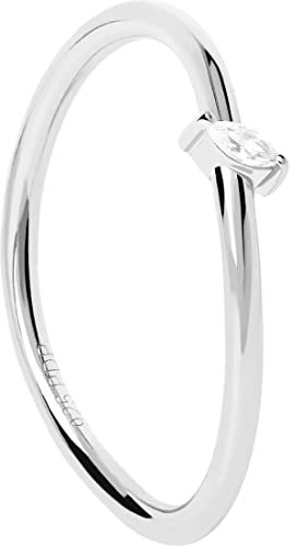 PdPaola Damen-Damenring 925er Silber Zirkonia 48 Silber 32022808