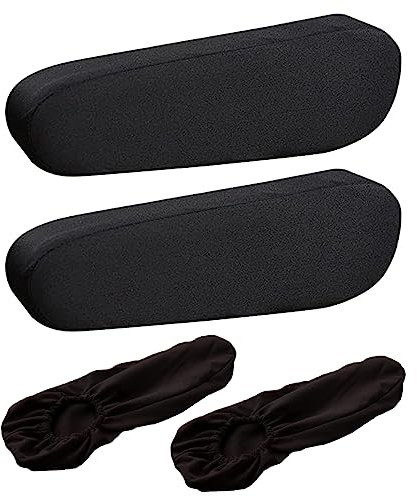 AAED 2 Stücke Auto sitzbezüge Auto Stuhl Armlehnenbezug,Universal Auto Armlehnenbezug,Auto Mittelkonsolenabdeckung, Elastische Auto-Vordersitz-Armlehnenabdeckung-Schwarz