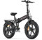 ENGWE EP-2 PROFolding Electric Bike for Adults Max 25km/h Speed, 20×4.0 All Terrain Fat Tires Mountain Beach Max Electric Bicycles 7 Gear E-Bike with Removable Lithium Battery 48V 13AH