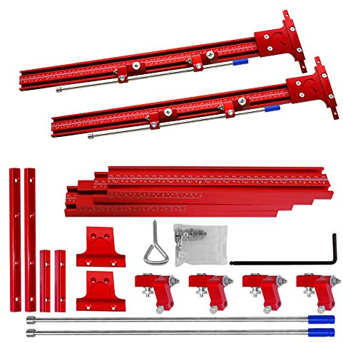KOCAN Binario di guida parallelo, Sistema di binari di guida paralleli per la lavorazione del legno Sega circolare elettrica Macchina per incidere di binari Scanalatura Strumento ausiliario per binari