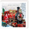 Tracks Publishing Weihnachtskarten für wohltätige Zwecke – Santa Express Classic Steam Train – umweltfreundlich – Packung mit 5 Karten