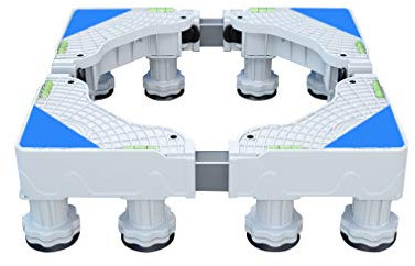 YHJZSM Base de support de machine à laver renforcée pour machine à laver et réfrigérateur, base réglable pour sèche-linge et réfrigérateur, longueur/largeur 40-68 cm, support universel po
