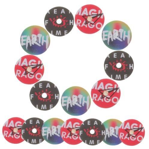 CRAFTHROU Car Record Player Air Freshener Pads 24pcs Fragrant Tablets Aromatherapy Refill Pads