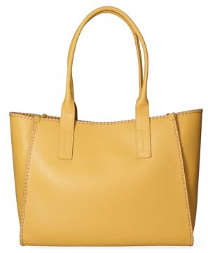 Viola Castellani Borsa a spalla da donna 100% recycled leather 100% recycled leather 40x28x12 cm VC220722523FBG-Light_yellow