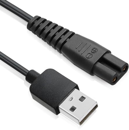 Parthan Shaver Charger 1m Charging Cable for Shaver Compatible with X Mijia MJTXD01SKS USB Charging Cable for X Electric Shaver Electric USB Charging Cord Replacement