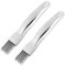 2 pcs Spring Onion Slicer,Edelstahl Scallion Slicer, Zwiebelmesser Zwiebel Shredder Messer Scallion Cutter Obst Gemüse Lebensmittel Knoblauch Chopper für Küche Restaurant