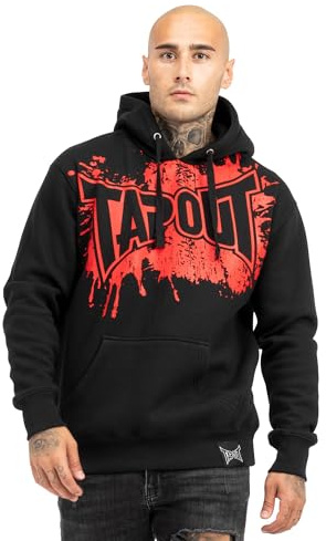 Tapout Herren Kapuzensweatshirt Normale Passform PACOMILA Black/Red M