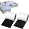 TYSM-CC Schwerlast Klettband Selbstklebend Extra Stark, selbstklebendes Befestigungsband zum Nähen Befestigen Montieren und Anwendungen Haus Büro 10cm Breite x 2Meter Lang Schwarz