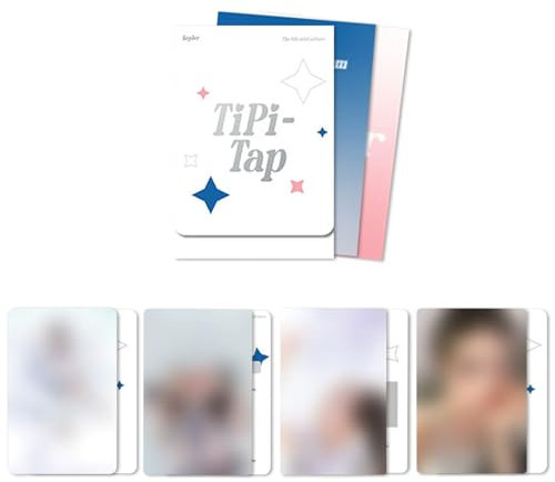 Kep1er - The 6th Mini Album [TIPI-TAP] (PLVE Ver.) Out Box + Image Card + Photocard + Lyrics + Hologram Sticker + Digital Photo Card + 2 Pin Button Badges