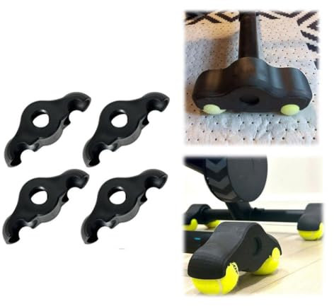 CTDWNT 4 Stück Indoor Cycling Snap Feet Adapter, Fahrradständer, Wippfüße, Adapter, für Widerstandstrainer, Heimtrainer, Indoor-Trainingsgeräte