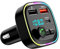 Transmetteur FM Bluetooth, Transmetteur Adaptateur Bluetooth pour Voiture, Kit MP3 sans Fil à Charge Rapide QC3.0, 2 Ports USB et 1 Port Type-C, Appel Mains Libres, Support USB/Carte TF