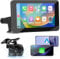 Aurevita 7 Zoll Carplay Display, 2025 Upgrade Android Auto Bildschirm, car Play Buddy Display mit Navigation, Sprachsteuerung, Mirror Link, Touchscreen, Car Multimedia Player