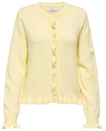 JDY Damen Jdyletty L/S On Frill Cardigan KNT Noos Jdyletty L/S On Frill Cardigan KNT Noos (1er Pack)