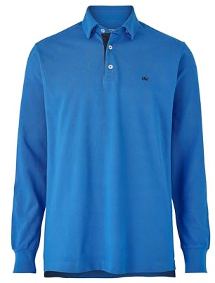 Men's Classic Fit 100% Cotton Pique Long Sleeve Polo Shirt | Luxury, Premium Quality, Casualwear, Summer, Holiday, Travel