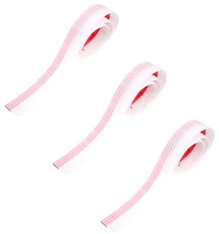 Beavorty Bande d'Étanchéité Acoustique Blanche Lot de 3 Pièces 91 CM X 3,6 CM Auto-Adhésive Coupe-Vent Insonorisante pour Isolation Phonique de Porte de Chambre
