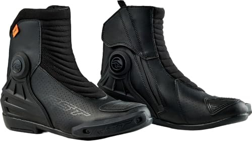 RST Tractech Evo D3O Short perforierte Motorrad Stiefel, schwarz, 42