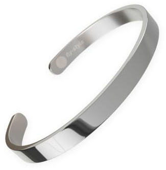Fly Style Premium Armreif aus 316L Edelstahl - Minimalistisch und Modern Armband für Herren