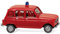 Wiking 022447 H0 Feuerwehr Renault R4 Kombi rot Blaulicht Spur HO 1:87