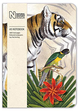Natural History Museum Tiger A5 Notebook (14.8 x 21 cm)