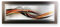 Kreative Feder 3D Metallic-Wandbild aus gebürstetem Alu-Verbund | Waves | modernes Designer Bild in XXL | 100 x 40 cm