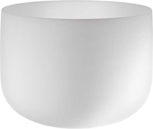 Sonic Energy 14 Zoll Kristallklangschale – 432 Hz, Ton C4, Wurzelchakra – Für Meditation, Yoga, Klangheilung – Inkl. Silikonring (CSB14C)