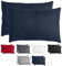 Komfortec Kissenbezug 40x60 cm 2er Set aus Gebürstet Mikrofaser mit Reißverschluss, Atmungskativ und Weich – Blau