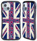 Head Case Designs Blu Mezzanotte Floreale Collezione Union Jack Custodia Cover Ibrida Compatibile con Apple iPhone 14