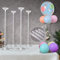 YALLOVE Clear Acryl Tischballon Stand Kit, 40cm 4-Pack, Wiederverwendbar