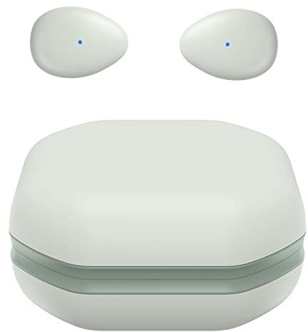 Mini Wireless Bluetooth Earbuds, Tiny Semi in-Ear Headphone Small/Light/Thin for Sleep on Side/Work/Fitness/Run/Drive, Stream Music or Podcasts from iPhone/Android Phones(Light Green)…