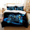 LLTTEER Gamepad Bettwäsche Set Jungen Gamer Bettbezug Set Jungen Gamepad Bettwäsche Set 3D Effekt Gamepad Druck Microfaser Bettbezug und Kissenbezug 65x65cm (Gamepad 01, 135 x 200 cm)