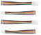 YIXISI 2 Paires 2.8mm 9 Broches Automobile Connecteur, Connecteur de Électrique Mâle et Femelle avec Câble 140mm 20 AWG, pour Moto, Vélo, Voiture, Bateau, Nylon
