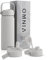 OMNIA Vacuum Insulated Stainless Steel Water Bottle, 2 Lids (Straw & Spout) Leakproof, BPA-Free, Reusable Flask, Hot & Cold Thermos for Sports, Gym, Travel, Outdoors (Stone Grey, 540ML)