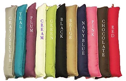 Cojín aislante de NM, de tela de polialgodón, para puertas y ventanas, tope para ahorrar energía, multiusos