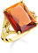 Thomas Sabo Damen Ring Stein Orange groß mit Stern 925 Sterling Silber TR2261-971-8
