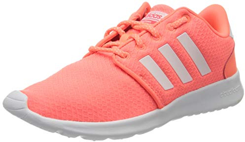 adidas Damen QT Racer Sneaker, Signal Coral/Footwear White/Shock Red, 40 EU