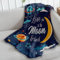 Infinity Republic - Love You To The Moon & Back Super Plüsch Decke – Perfekt für Babys, Kinder, Jugendliche, Geschenke, Kindergärten usw.