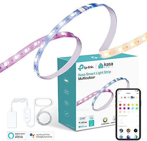 TP-Link Kasa KL430 Smart LED Streifen, WiFi LED Stripe, APP Steuerung, Farbwechsel mit 16 Farbzonen, Szene und Lichteffekte, kompatibel mit Amazon Alexa, Google Asisstant, 2 Meter