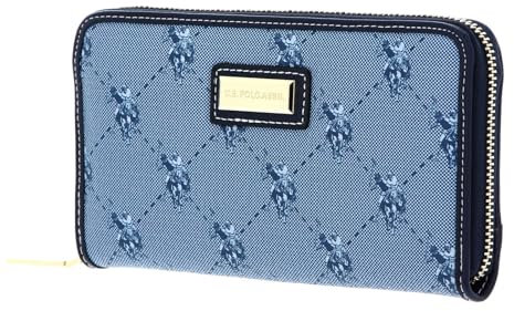 U.S. POLO ASSN. Hampton Zip Wallet Navy