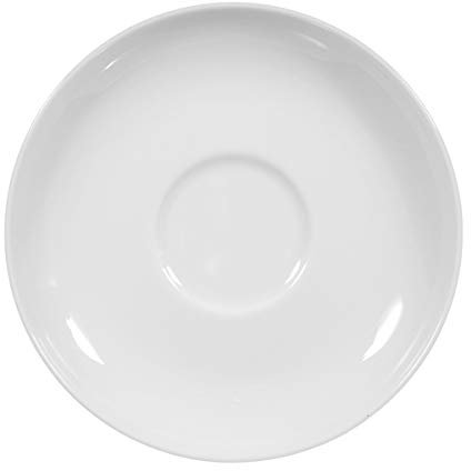 Kombi-Untertasse rund 14,5cm Kaffee Tee LIDO WEISS UNI Seltmann**6 (6 Stück)
