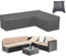 UCARE Gartenmöbel-Abdeckung, L-Form, Sofa, Möbel, wasserdichter Bezug, 420D, strapazierfähiges Oxford-Gewebe, Outdoor, Terrasse, Abschnitt Couch, Rattan, Ecksofa, Tisch, Stuhlschutz